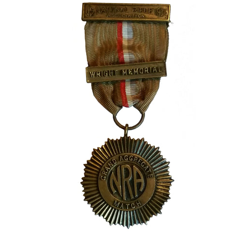 SALE Vintage N.R.A. Grand Aggregate Match 1935 Medal