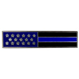 Hero's Pride U.S. Flag Lapel Pin, Enameled & Plated, 2 Clutch Backs (3910)