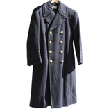 SALE Australian Wool Double Breasted Greatcoat - Black