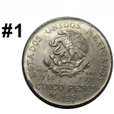 FAKE 1951 Mexican Silver 5 Pesos (Hidalgo) (129-1)