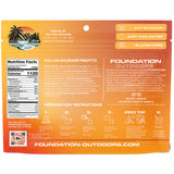 FOUNDATION Outdoors Freeze Dried Dinners