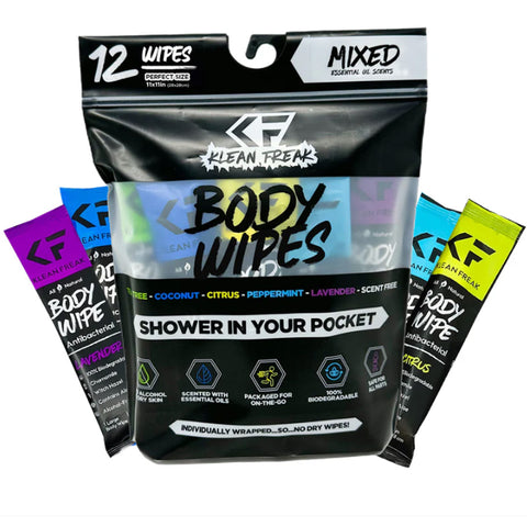 Klean Freak Body Wipes - Variety Pack