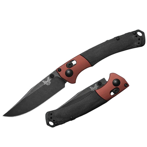 Knife - Benchmade Mini Crooked River | Burnt Copper | Black Micarta (15085BK-04)