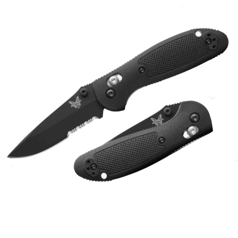 Knife - Benchmade Mini Griptilian | Black Grivory | Drop-point (556SBK-S30V)