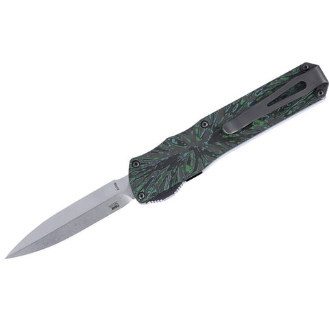 Knife -  CRKT Twist Tighe Compact AUTO - Green (A1100)