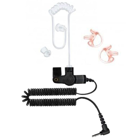 LAC COMMS Complete Hypoallergenic LISTEN ONLY Patrol Earpiece Kit (PE35S)