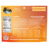 FOUNDATION Outdoors Freeze Dried Dinners