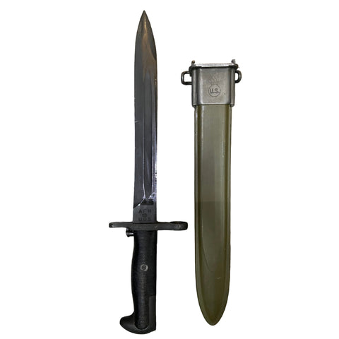 M1 Garand Bayonet in M7 Scabbard w/Maker Marks A.F.H. (AFH-M1)