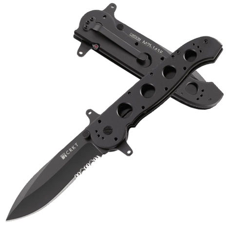 Knife - CRKT M21-14SF Black w/Triple Point Serrations (M21-14SF)