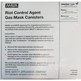 MSA Riot Control Agent Gas Mask Canisters (7636HWS)