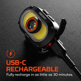 NEBO MYCRO 550+ Rechargeable Headlamp