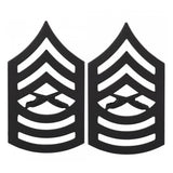 Black Metal Rank - USMC Chevrons