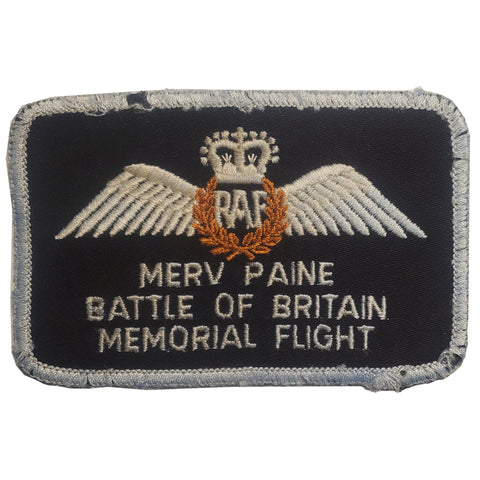 Patch - Merv Paine Battle of Britain Memorial Flight - Sew On (7974)