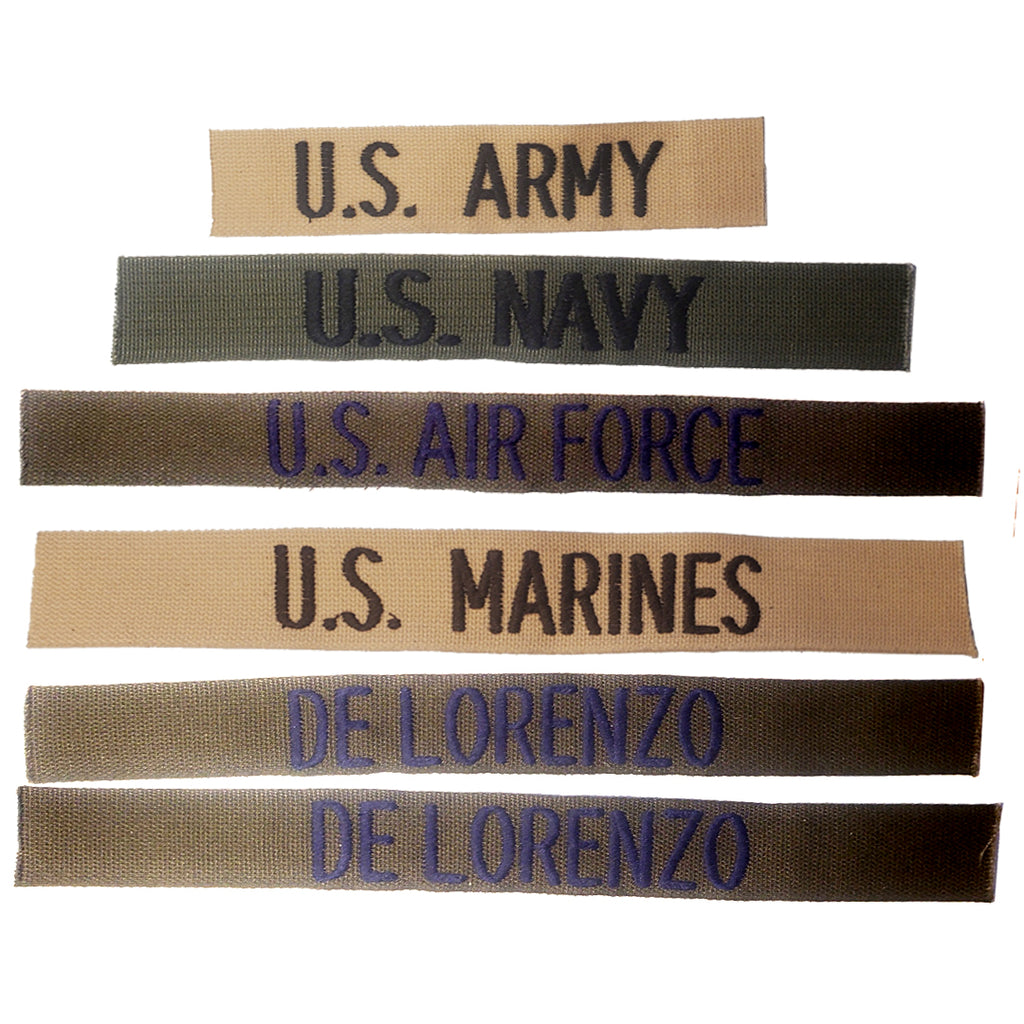 Patch Military NameTapes Sew On (7821) Hahn's World of Surplus