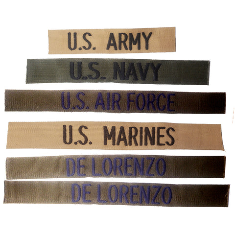 Patch - Military Name-Tapes - Sew On (7821)