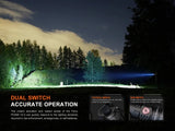 Fenix PD36R V2.0 Rechargeable Flashlight 1700 Lumens