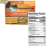 FOUNDATION Outdoors Freeze Dried Dinners