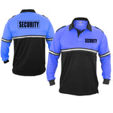 Long Sleeve Security w/Zipper Pocket & Epaulets Polo