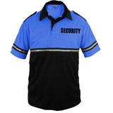 Polo - Two Tone Security Bike Patrol w/Zipper Pocket & Epaulets