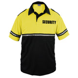 Polo - Two Tone Security Bike Patrol w/Zipper Pocket & Epaulets