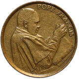 Pope Francis at Prayer Token (7793)