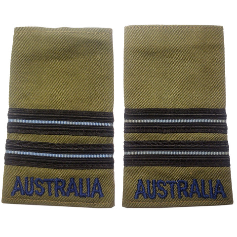 RAAF (Australia) Flying Rank Slide Shoulder Boards (7819)