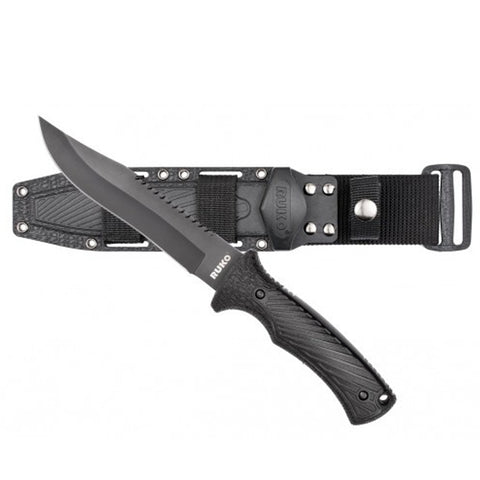 Sawback Ruko knife with sheath
