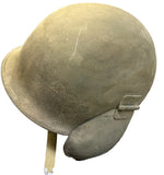 Rare Vintage WWII US Army Air Forces (USAAF) M3 Flak Helmet-side