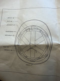 Rare Vintage WWII US Army Air Forces (USAAF) M3 Flak Helmet
