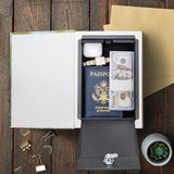 Real Paper Book Lock Box w/Key Lock (AX11682)