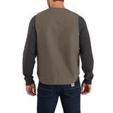 Carhartt Vest - Relaxed Fit Washed Duck Sherpa-Lined Vest (104394)