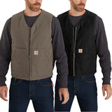 Carhartt Vest - Relaxed Fit Washed Duck Sherpa-Lined Vest (104394)