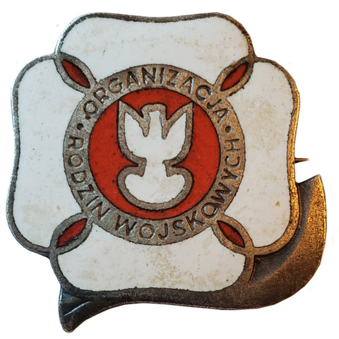 Vintage Polish - Eagle Organization of Military Families ONW Badge (8023)