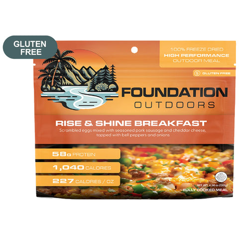 FOUNDATION Outdoors Freeze Dried Breakfasts