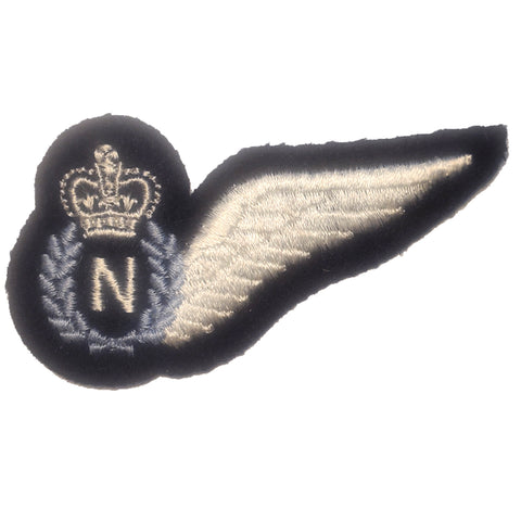 Patch - Royal Air Force Navigator Wing Half Brevet - Sew On (7930)