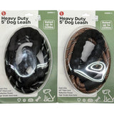 SE Dog Leash up to 110 LBS w/Reflective Thread & Foam Grip (2425DL-L)