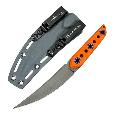 Knife - 3M Tactical SFG Kwaiken Fixed Blade w/1.75" DCC Clip & Kydex Sheath (CPMD2)