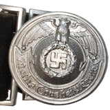 Vintage SS Waffen-SS Officer’s Belt Buckle & Belt (7882)