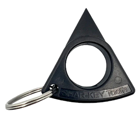 Key Chain - SHARK-KEY Tooth-Black Self Defense Key Chain