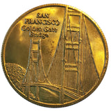 San Francisco Golden Gate Bridge CA 1973 Coin (8064)