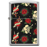 Zippo Lighter - Steampunk and Skulls