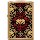 Zippo Lighter - Steampunk and Skulls