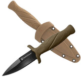 Smith & Wesson 1100072 FDE Spear Point Fixed Blade Boot Knife