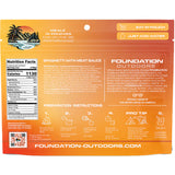 FOUNDATION Outdoors Freeze Dried Dinners