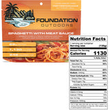 FOUNDATION Outdoors Freeze Dried Dinners