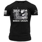 T-Shirt - Grunt Style "Booze Cruise" - Black  (GS7005)