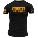 T-Shirt - "Sh*t Show Supervisor - Black"  (GS6187)