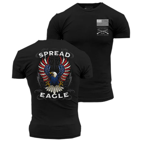 T-Shirt - "Spread Eagle - Black"  (GS6450)