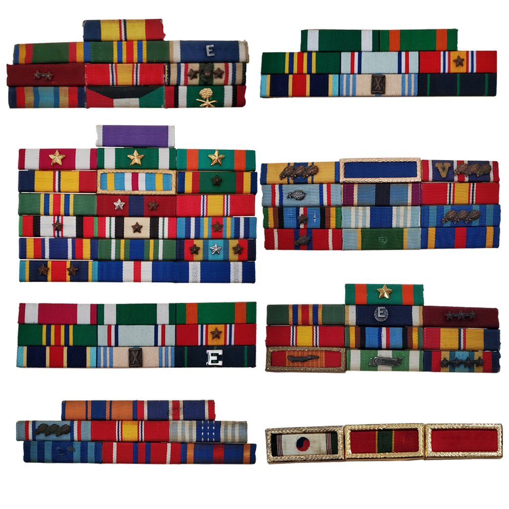 Vintage U.S. Military Rank Ribbon Bars Branch Insignias (8047) – Hahn's ...