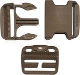 USMC Hip Waist Belt 2" Buckle Repair Kit Male-Female-Slide-Lock 3 pcs